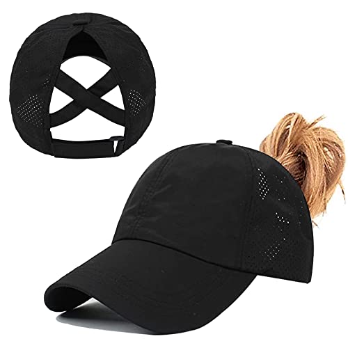 Criss Cross Ponytail Baseball Cap