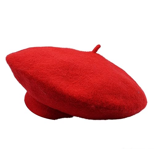 Vintage Wool Beret Beanie Hat