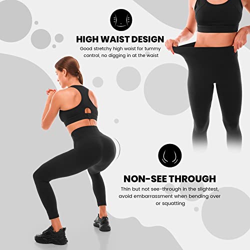 High Waist Black Gym Leggings
