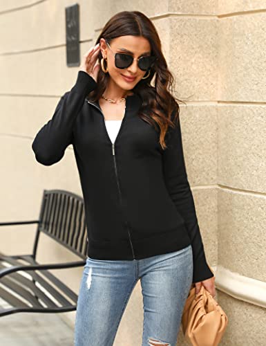 Lightweight Zip Up Cardigan