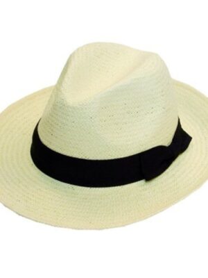 Panama Hat with Black Band