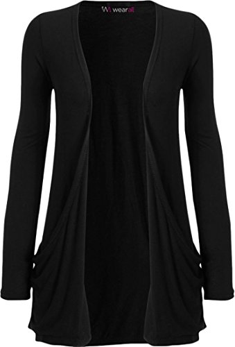 Long Sleeve Pocket Cardigan - Sizes 36-54