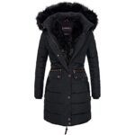 Quilted Hooded Winter Parka - Fleece Lined