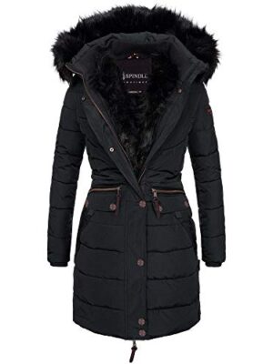 Quilted Hooded Winter Parka - Fleece Lined