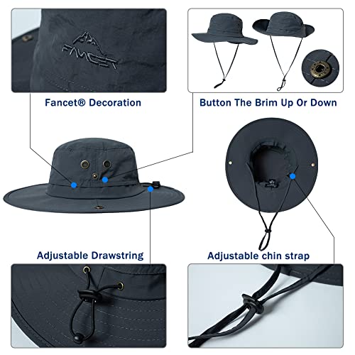 Wide Brim Mesh UV Protection Safari Hat
