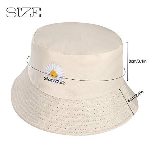 Reversible Cotton Daisy Sun Hat