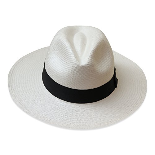 White Fedora Panama Hat