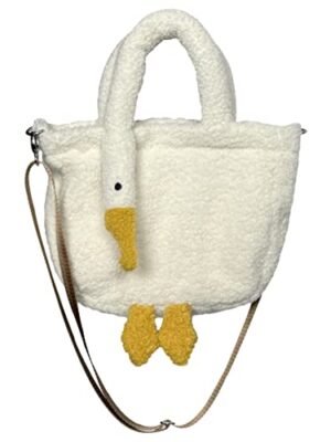 Cute Plush Goose Shoulder Bag