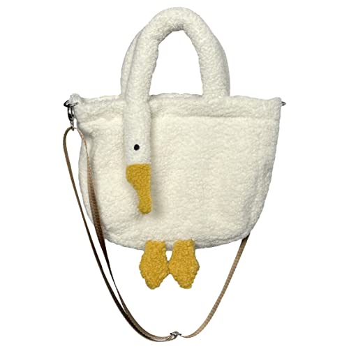 Cute Plush Goose Shoulder Bag