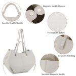 Crescent Tote Bag with Clutch