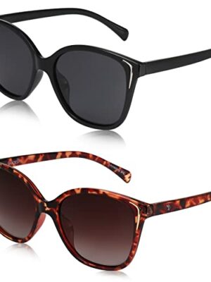 2 Pairs Cat Eye Sunglasses