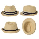 Straw Trilby Fedora