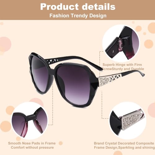 Vintage UV400 Oversized Sunglasses