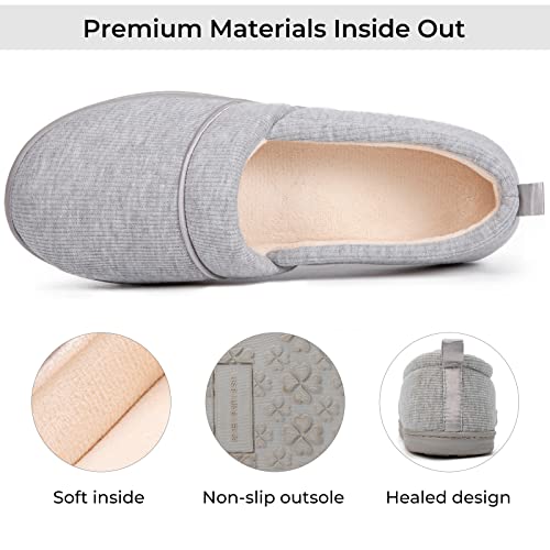 Memory Foam Knit House Slippers