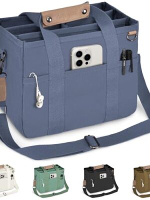 Blue Canvas Tote Bag
