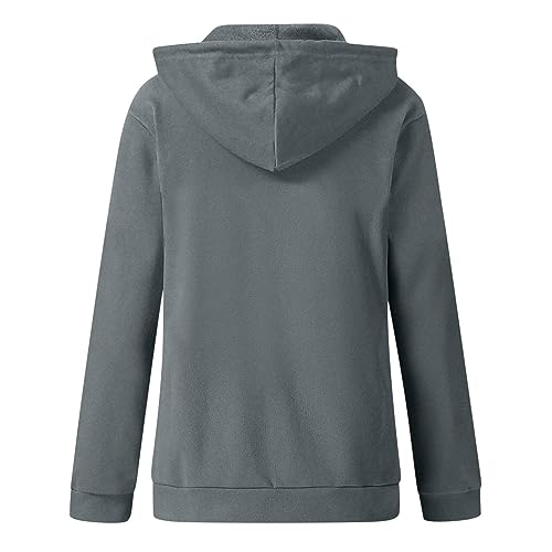 Zip Up Hoodie Casual Jacket with Pockets