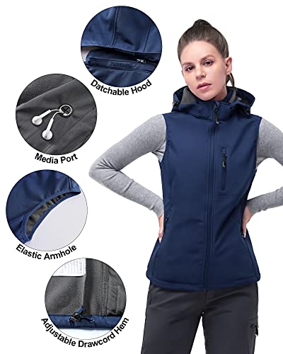 Lightweight Softshell Hooded Vest