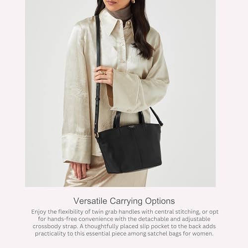 Dove Road Medium Leather Top Handle Bag