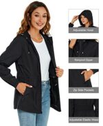 Waterproof Packable Hooded Raincoat