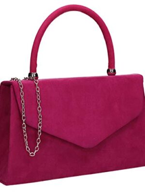 Kendall Suede Party Clutch Bag