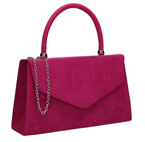 Kendall Suede Party Clutch Bag