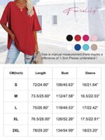 Summer V Neck Half Sleeve Tunic Top