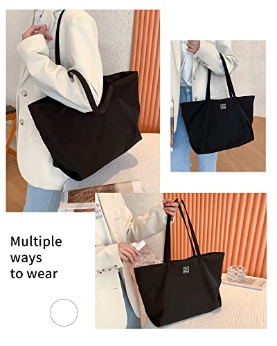 49cm Water Resistant Tote Bag with Zip and Pockets