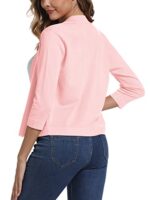 3/4 Sleeve Cropped Shrug Cardigan