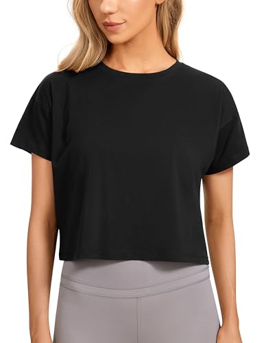 Short Sleeve Gym Crop Top