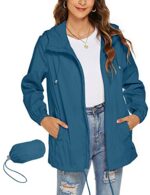 Waterproof Lightweight Hooded Raincoat