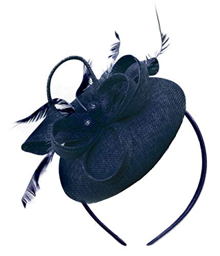 Navy Headband Fascinator