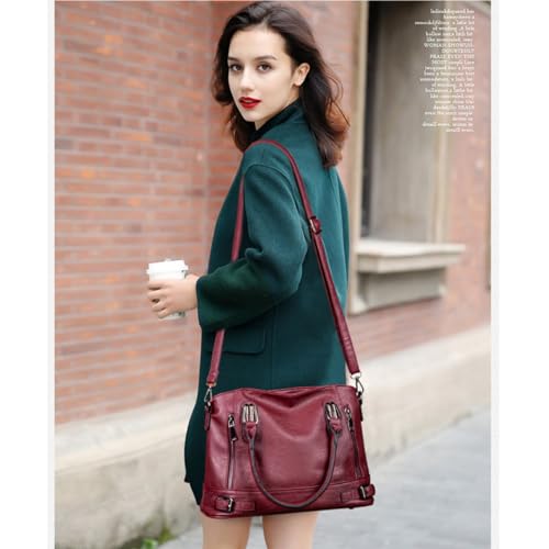 PU Satchel Crossbody Handbag