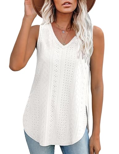 V Neck Sleeveless Summer Tank Top
