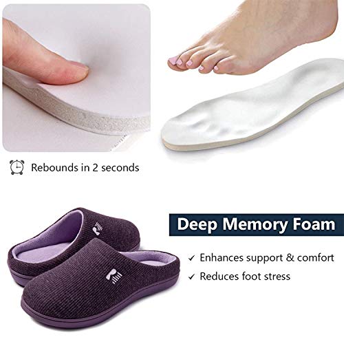Two-Tone Memory Foam Slipper