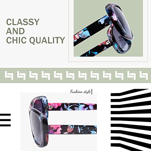 Polarised Rectangular Sunglasses with UV Protection