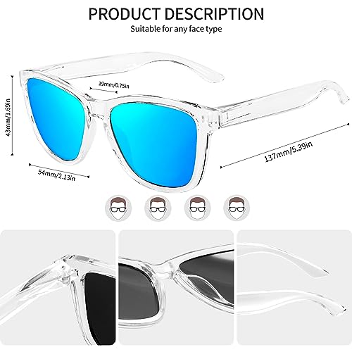 Polarised Sunglasses UV Protection Retro