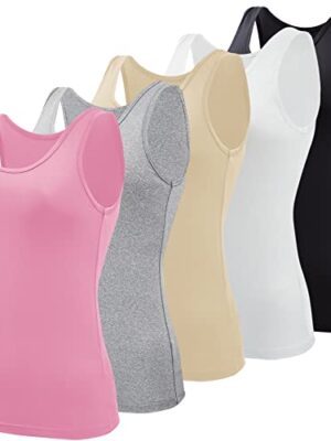 5 Pcs Sleeveless Tank Tops