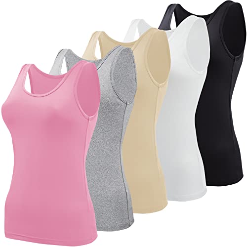 5 Pcs Sleeveless Tank Tops