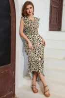 Maxi Dress with Pockets and Ruffle Sleeves