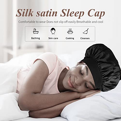 Silk Bonnet, Satin Hair Wrap