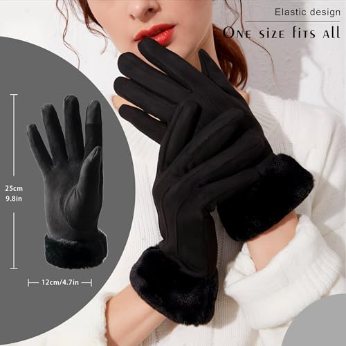 Touch Screen Winter Gloves - Fleece Lined
