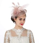 Flower Feather Fascinator