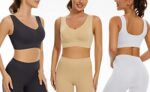 3-Pack Seamless Sports Bra with Removable Pads