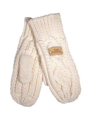 Diamond Knit Winter Mittens