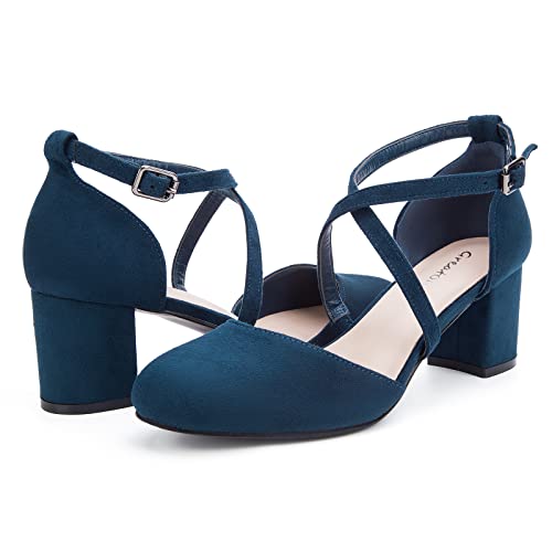 Mid Heel Chunky Dress Sandals
