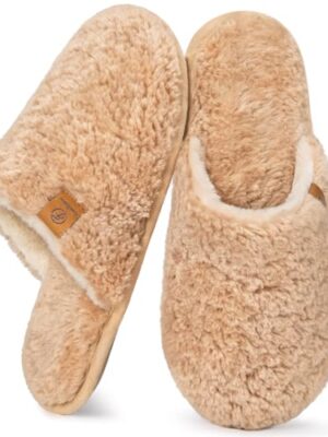 Cosy Shearling Memory Foam Slippers