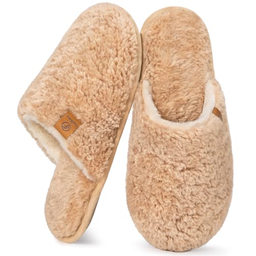 Cosy Shearling Memory Foam Slippers