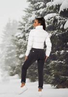 Lightweight Winter Crop Puffer Jacket