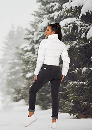 Lightweight Winter Crop Puffer Jacket