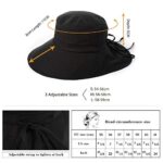 UPF 50 Wide Brim Cotton Sun Hat